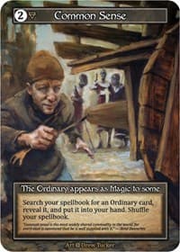 Common Sense (Foil) - Alpha - Sorcery: Contested Realm card