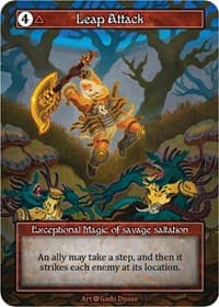 Leap Attack (Foil) - Alpha - Sorcery: Contested Realm card