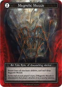 Magnetic Muzzle (Foil) - Alpha - Sorcery: Contested Realm card