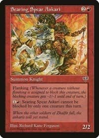 Searing Spear Askari - Mirage - Magic: The Gathering card