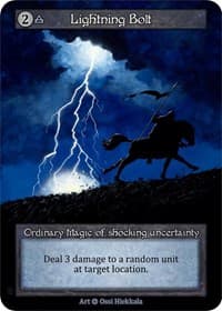 Lightning Bolt - Alpha - Sorcery: Contested Realm card