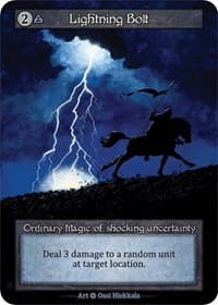 Lightning Bolt (Preconstructed Deck) - Alpha - Sorcery: Contested Realm card