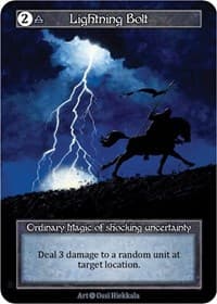 Lightning Bolt (Foil) - Alpha - Sorcery: Contested Realm card