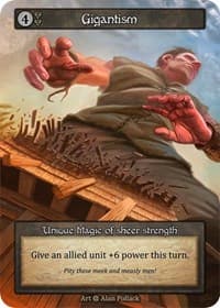 Gigantism - Alpha - Sorcery: Contested Realm card