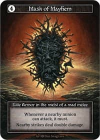 Mask of Mayhem (Foil) - Alpha - Sorcery: Contested Realm card