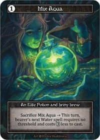 Mix Aqua (Foil) - Alpha - Sorcery: Contested Realm card