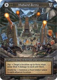 Midland Army (Foil) - Alpha - Sorcery: Contested Realm card