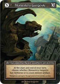 Monastery Gargoyle (Foil) - Alpha - Sorcery: Contested Realm card