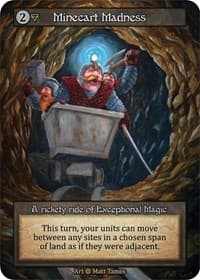 Minecart Madness - Alpha - Sorcery: Contested Realm card