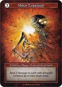 Minor Explosion (Foil) - Alpha - Sorcery: Contested Realm card