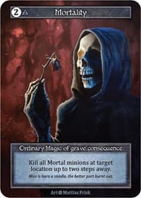 Mortality (Foil) - Alpha - Sorcery: Contested Realm card