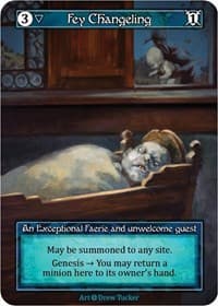 Fey Changeling (Foil) - Alpha - Sorcery: Contested Realm card