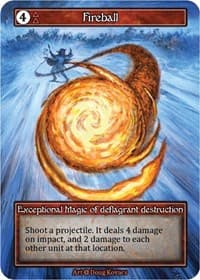 Fireball (Foil) - Alpha - Sorcery: Contested Realm card