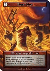 Flame Wave (Foil) - Alpha - Sorcery: Contested Realm card