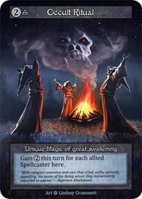 Occult Ritual - Alpha - Sorcery: Contested Realm card