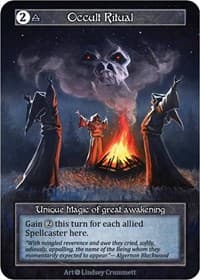 Occult Ritual (Foil) - Alpha - Sorcery: Contested Realm card