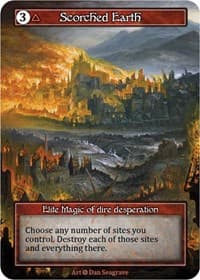 Scorched Earth (Foil) - Alpha - Sorcery: Contested Realm card