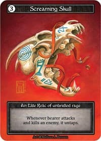 Screaming Skull (Foil) - Alpha - Sorcery: Contested Realm card