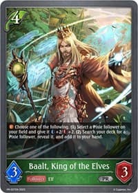 Baalt, King of the Elves - Shadowverse: Evolve Promo Cards - Shadowverse: Evolve card