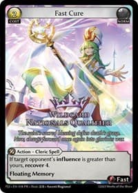 Fast Cure (Wildcard Nationals Qualifier) - Promotional Cards - Grand Archive TCG card
