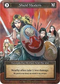 Shield Maidens (Foil) - Alpha - Sorcery: Contested Realm card