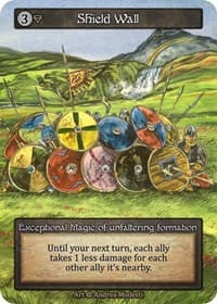 Shield Wall - Alpha - Sorcery: Contested Realm card