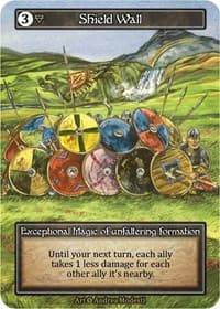Shield Wall (Foil) - Alpha - Sorcery: Contested Realm card