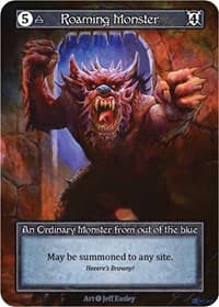 Roaming Monster (Foil) - Alpha - Sorcery: Contested Realm card