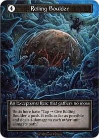 Rolling Boulder (Foil) - Alpha - Sorcery: Contested Realm card