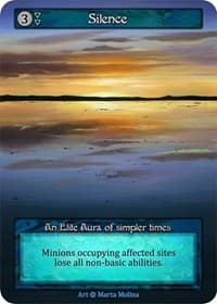 Silence - Alpha - Sorcery: Contested Realm card