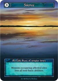 Silence (Foil) - Alpha - Sorcery: Contested Realm card