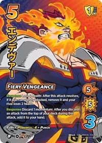 Fiery Vengeance (XSR) - UniVersus: My Hero Academia: Jet Burn - UniVersus card