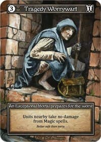Tragedy Worrywart (Foil) - Alpha - Sorcery: Contested Realm card