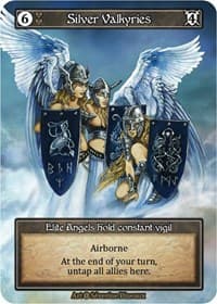Silver Valkyries (Foil) - Alpha - Sorcery: Contested Realm card