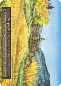 Simple Village (Preconstructed Deck) - Alpha - Sorcery: Contested Realm card