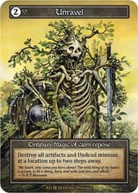 Unravel (Foil) - Alpha - Sorcery: Contested Realm card