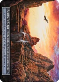 Updraft Ridge (Foil) - Alpha - Sorcery: Contested Realm card