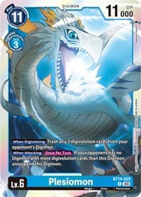 Plesiomon - Blast Ace - Digimon Card Game card