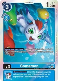 Gomamon - Blast Ace - Digimon Card Game card
