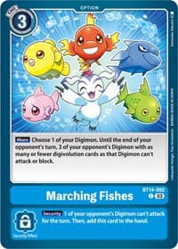 Marching Fishes - Blast Ace - Digimon Card Game card
