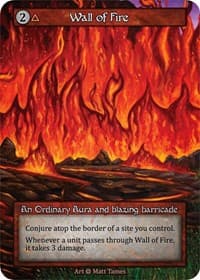 Wall of Fire - Alpha - Sorcery: Contested Realm card
