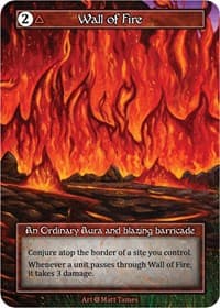 Wall of Fire (Foil) - Alpha - Sorcery: Contested Realm card