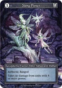 Sling Pixies (Foil) - Alpha - Sorcery: Contested Realm card