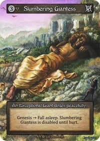 Slumbering Giantess - Alpha - Sorcery: Contested Realm card