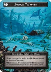 Sunken Treasure (Foil) - Alpha - Sorcery: Contested Realm card