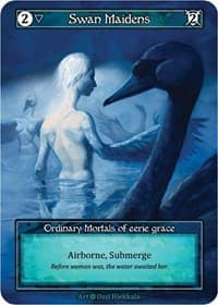 Swan Maidens (Foil) - Alpha - Sorcery: Contested Realm card