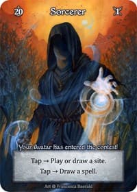 Sorcerer - Alpha - Sorcery: Contested Realm card