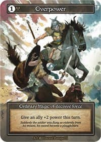 Overpower (Foil) - Alpha - Sorcery: Contested Realm card