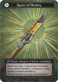 Spear of Destiny (Foil) - Alpha - Sorcery: Contested Realm card