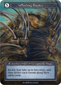 Whirling Blades (Foil) - Alpha - Sorcery: Contested Realm card